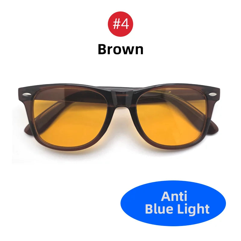 VIVIBEE Blue Light Blocking Glasses – Night Vision Square Computer Eyewear for Men & Women