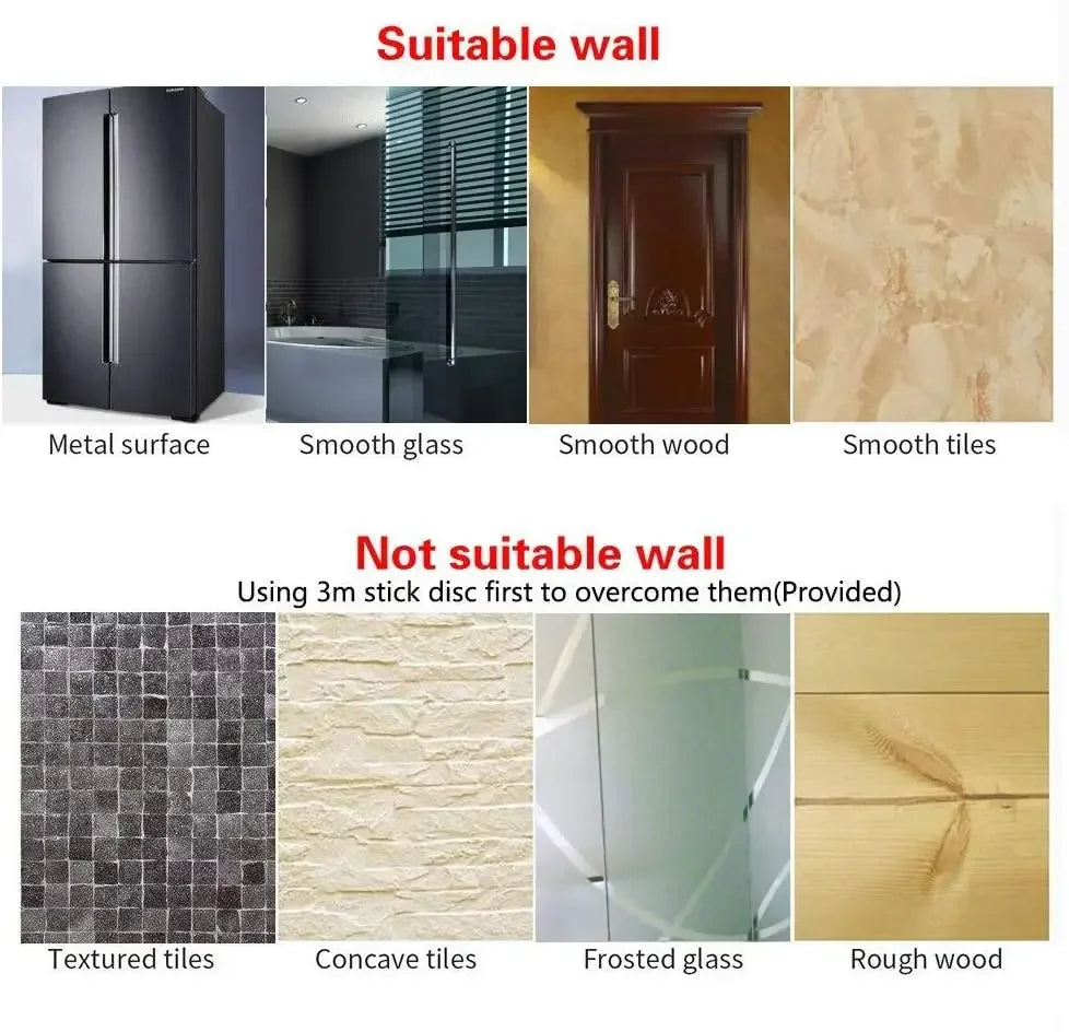 1-4PCS Adjustable Shower Rack — Strong Suction Cup Wall Mount Holder for Handheld Shower Heads