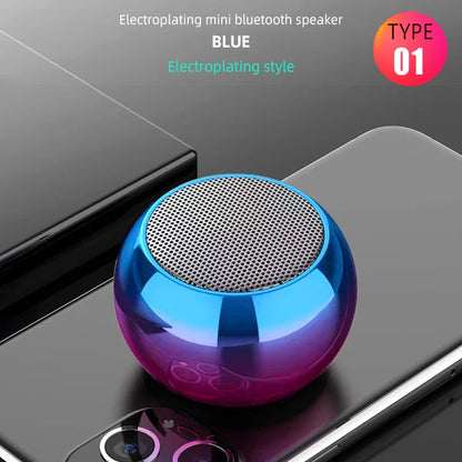 Metal Mini Wireless Bluetooth Speaker — HiFi Portable Subwoofer with Super Bass Stereo for Mobile, PC & Music Playback