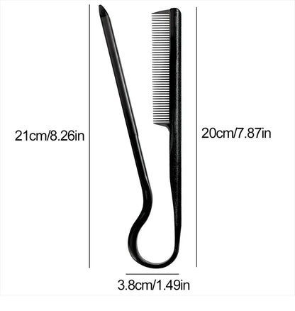 Hair Straightening Comb - V-Type Straightening Brush for Women, DIY Salon Haircut & Professional Styling Tool
