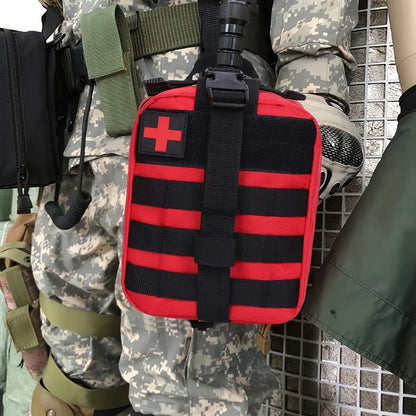 205PCS Universal First Aid Kit - Compact Emergency Medical Supplies for Home Travel Outdoor Camping and Safety