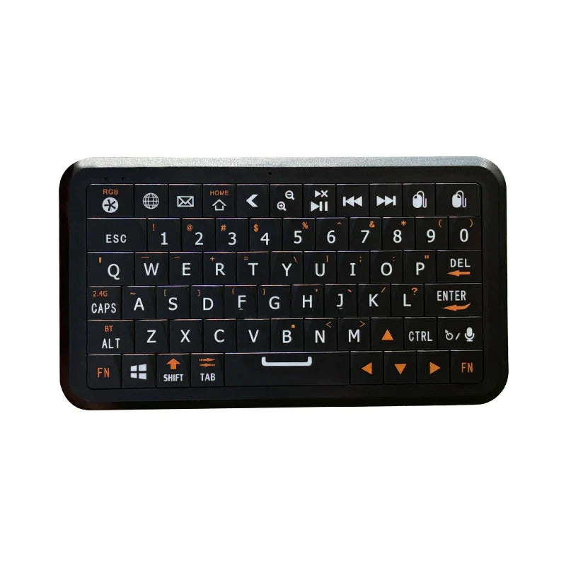 Mini Keyboard Gyroscope – Dual Mode 2.4G & BT5.0 Backlit Wireless Remote for Android, Smart TV, PC
