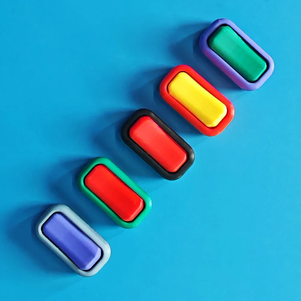 Switch Fidget Toy — 3D Printed Click & Pop Stress Relief Toy, Portable Anxiety-Relief Fingertip Simulator