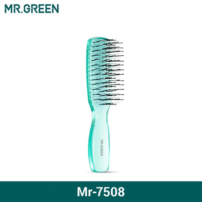 MR.GREEN Hair Brush – Scalp Massage & Volumizing Comb, Fine Tooth Detangling Tool for Long Wet & Dry Hair, Women’s Gift