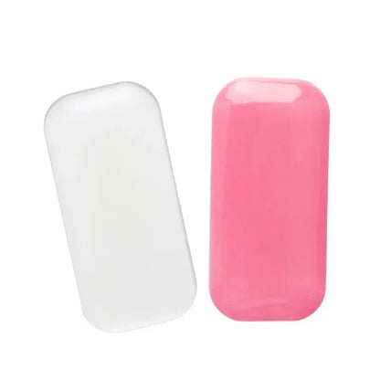 Eyelash Extension Forehead Sticker Pad – Silicone Pink Transparent Lash Tray & Pallet Holder for Makeup