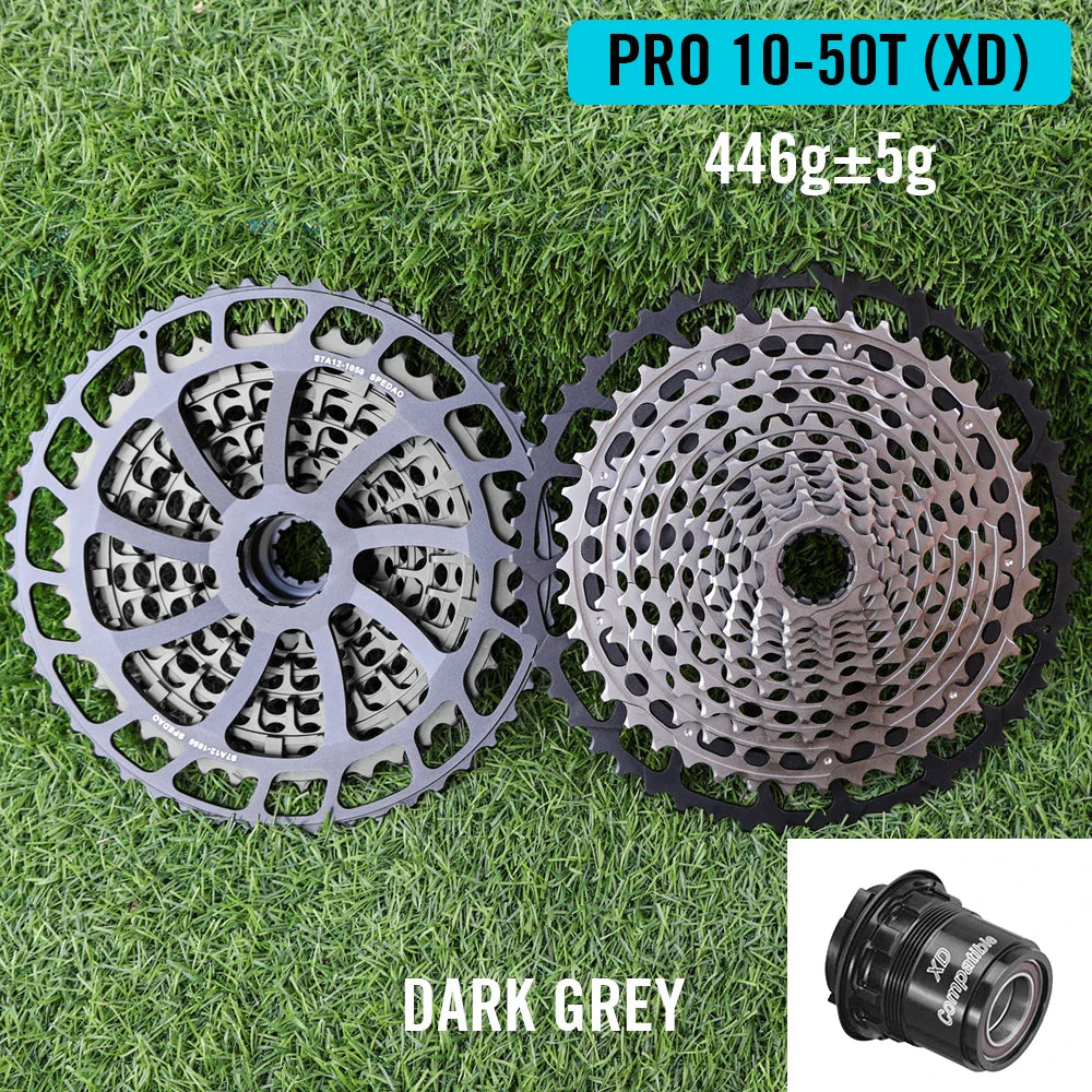 SPEDAO 12-Speed 10-50T Bicycle Cassette – 12V MTB Freewheel Sprocket for SX NX GX, XD & HG Compatible