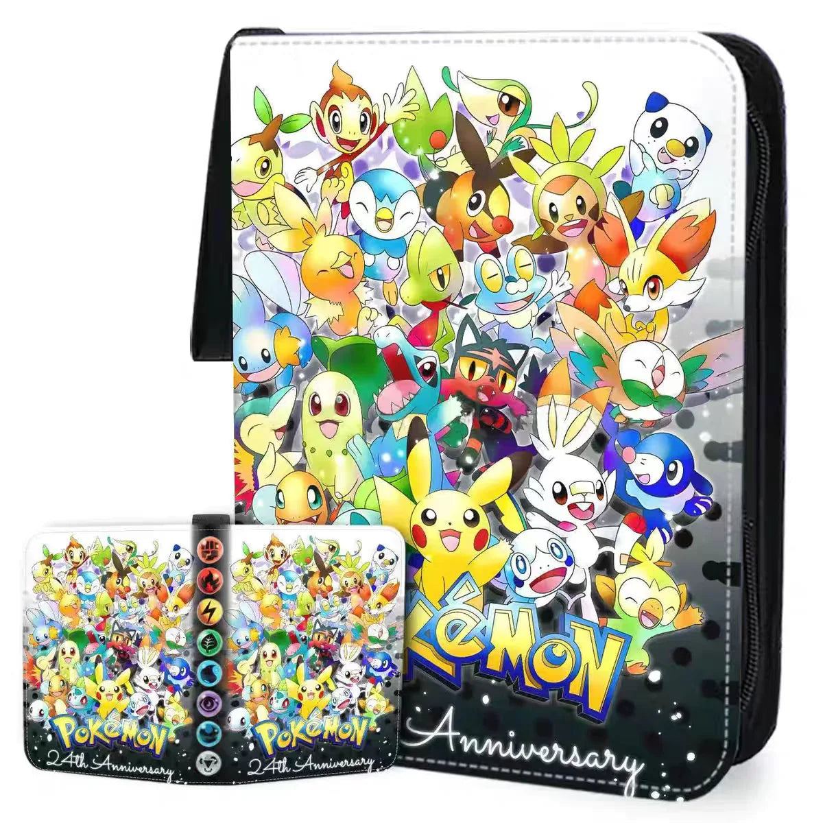 400/900PCS Pokémon Card Storage Book – 25th Anniversary Large Capacity Collectible Album for Cards