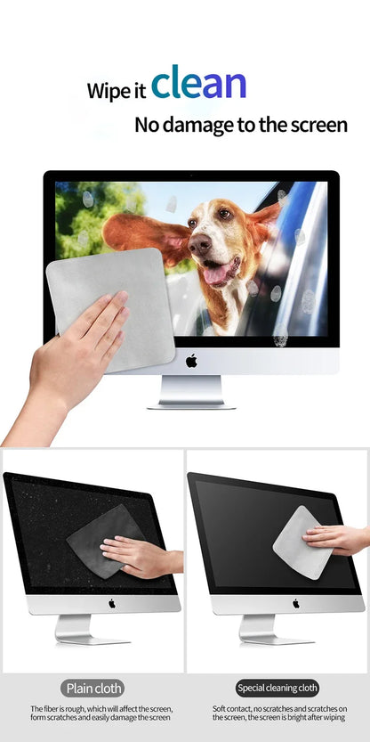 Nano-Texture Polishing Cloth for Apple Devices – 1:1 Screen Cleaner for iPhone, iPad, Mac, iPod Pro, Watch & Camera Lens
