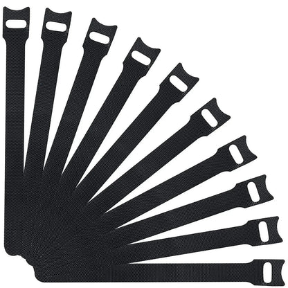 100PCS Reusable Nylon Cable Ties – Adjustable Cable Organizer Straps for Wire, Mouse & Earphone Management