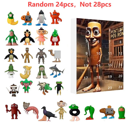 2025 Italian Brainrot Advent Calendar – Tung Tung Sahur Tralalero 24-Day Christmas Countdown Gift