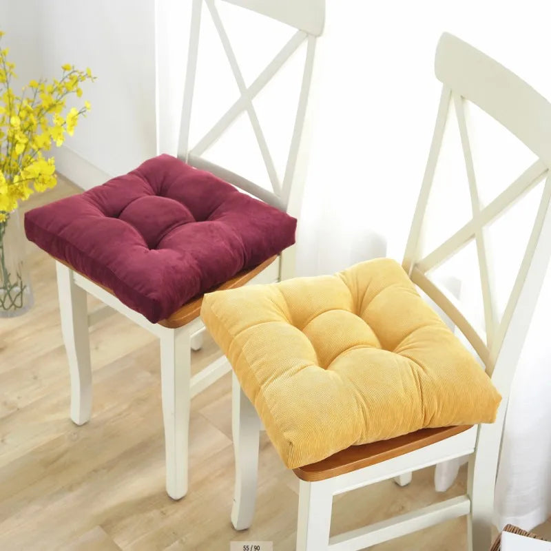 Square Floor Pillow Cushion – Thick Tufted Seat Pad for Meditation, Yoga, Kneeling, and Balcony Seating