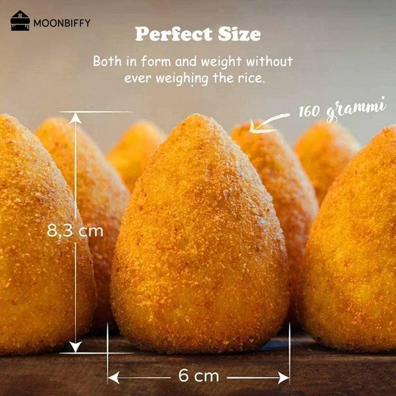 DIY Arancini and Sushi Maker - Handmade Rice Ball Mold for Homemade Italian Food and Sushi, Kitchen Accessories
