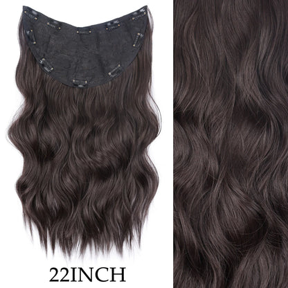 Women’s 7Pcs Hair Extensions with 16 Clips – Natural Black Straight Ombre Hairpiece