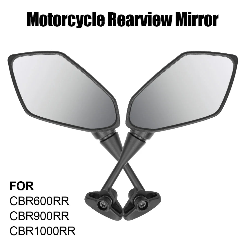 Motorcycle Rear View Mirrors – Reflector Side Mirrors for HONDA CBR600, CBR600RR, CBR900, CBR1000RR