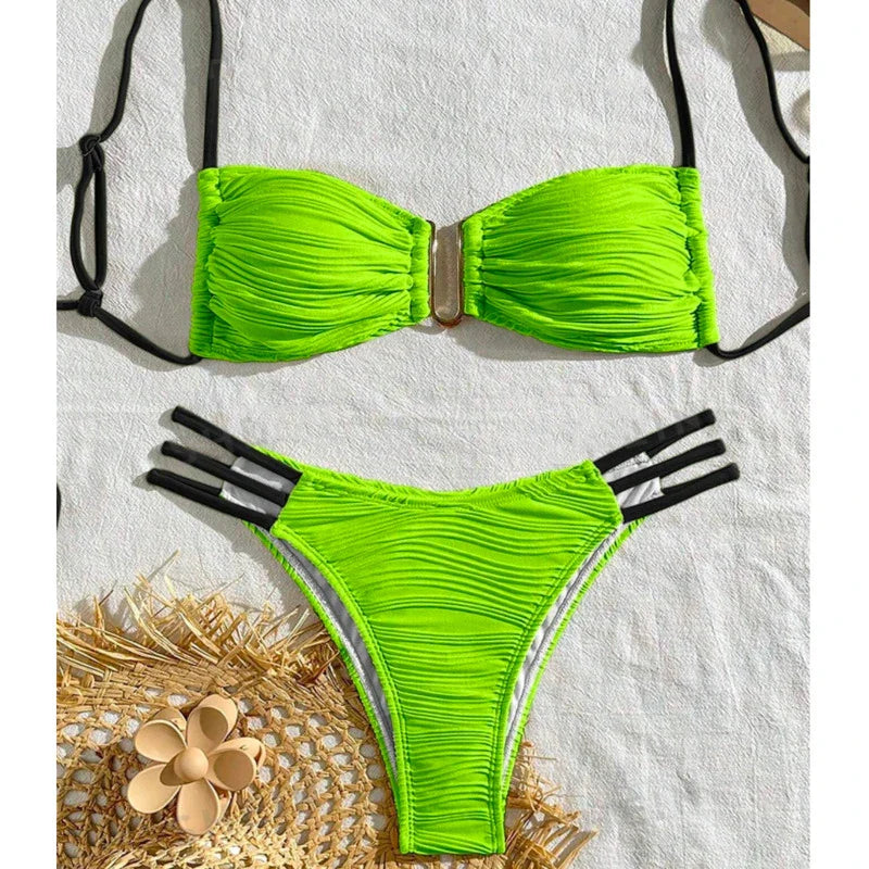 Sexy Bikinis 2025 – Women’s Brazilian Swimwear Set for Beach & Pool Bathing Suits