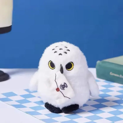 Hedwig Owl Plush Toy - Cute Soft Stuffed Animal Shoulder Decor Birthday Gift for Kids
