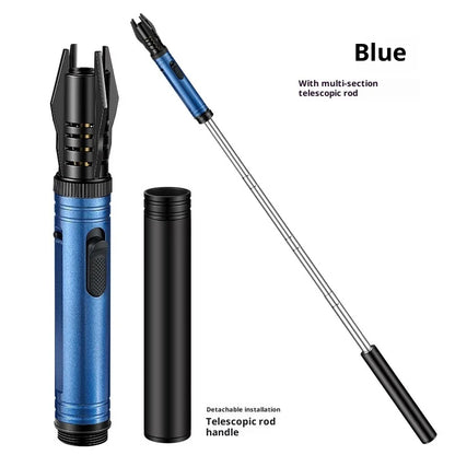 BBQ Turbo Gas Lighter – Windproof Metal Torch for Barbecue, Kitchen, Cigar & Smoking