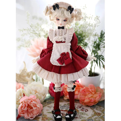 BJD Doll Girl Retro Palace Style Dress & Skirt – 1/6 1/4 1/3 Size Outfit Promotion