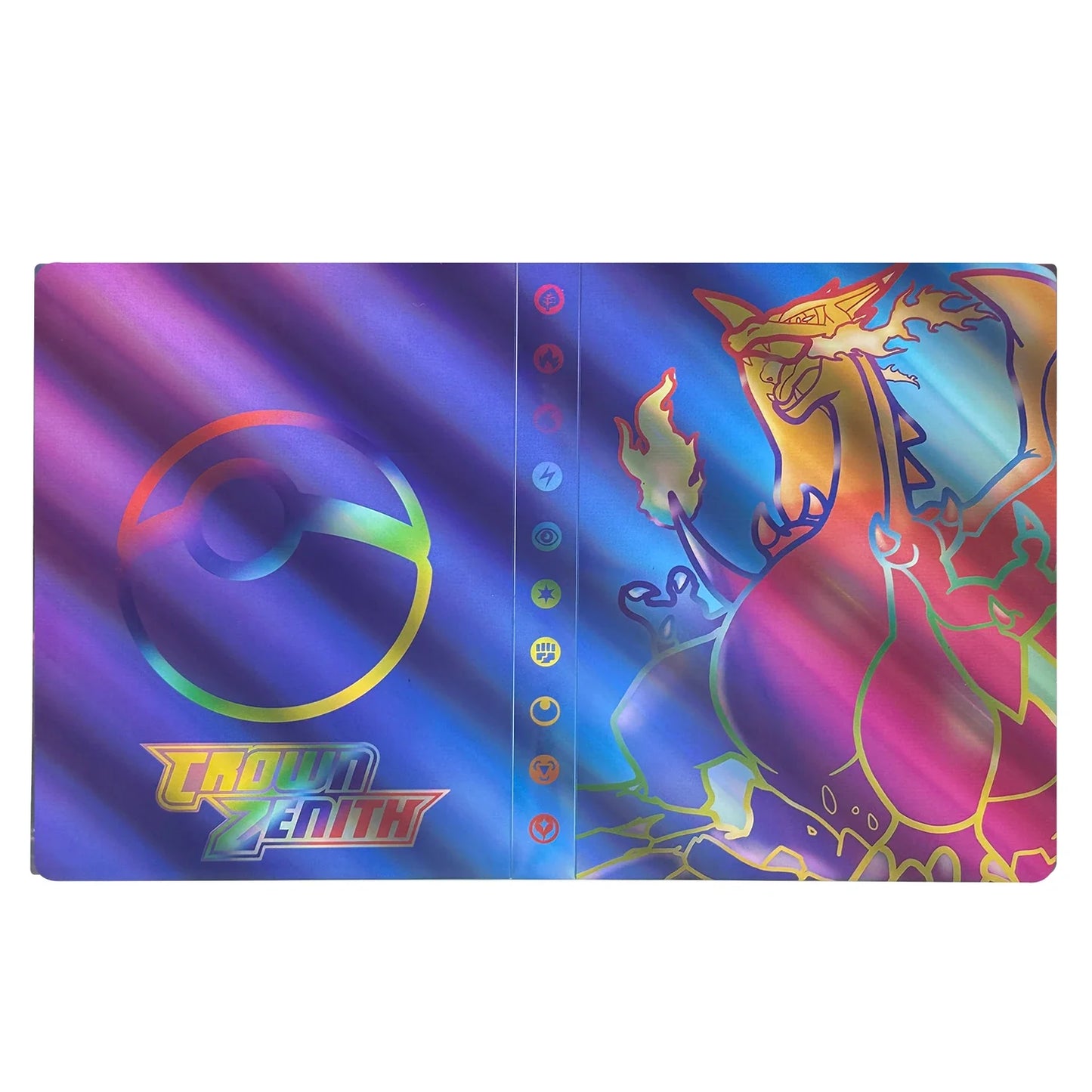 Charizard 240Pcs Card Album – Anime Card Binder for Mewtwo, Charizard & Collections, Protector Folder Gift