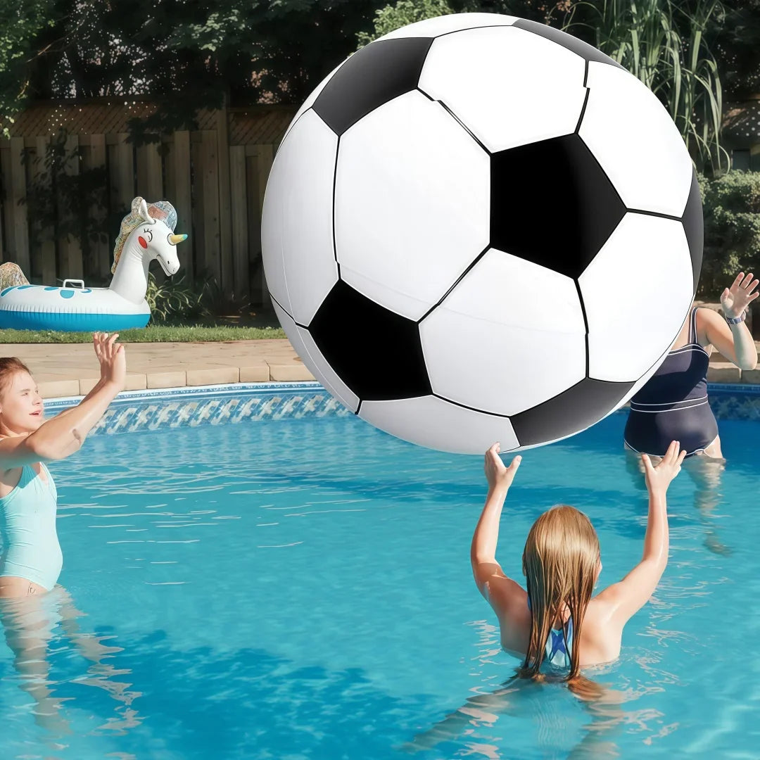 Outdoor Inflatable Soccer Ball – Giant PVC Football for Grass, Beach & School Sports Fun