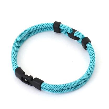 Personalized Men's Thread Bracelet – 4mm Milan Rope Bangle, 6 Color Wrap, Grade A Gift for Boyfriend