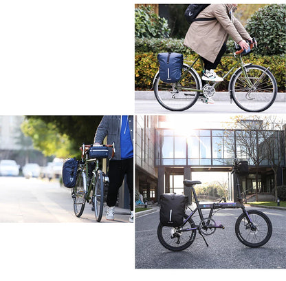 Rhinowalk 20L Bike Pannier Bag — Waterproof Rear Rack Bicycle Shoulder Backpack, Travel & Cycling Accessories