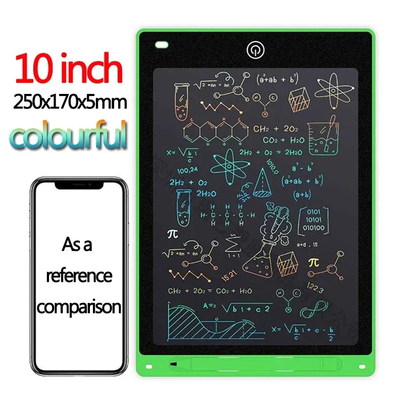 10/12 Inch LCD Writing Tablet - Drawing Board for Kids, Graffiti Sketchpad and Handwriting Blackboard, Magic Toy Gift