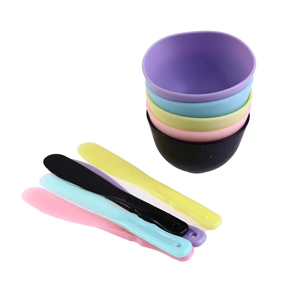 2PCS Non-Toxic Silicone Mask Mud & Essential Oil Bowls – Durable, Portable Face Skin Care Tools for Makeup & Clean Use