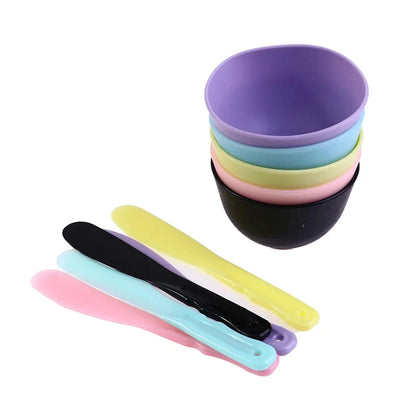 2PCS Non-Toxic Silicone Mask Mud & Essential Oil Bowls – Durable, Portable Face Skin Care Tools for Makeup & Clean Use
