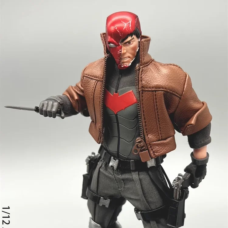 ToysRemake TRD001 1/12 Red Hood Action Figure — 6" Movable Detective Comics Anime Mini Head Sculpt Collectible Full Set