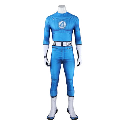 Fantastic Four Thing & Reed Richards Cosplay Costume – Blue Invisible Man Jumpsuit for Halloween & Superhero Events