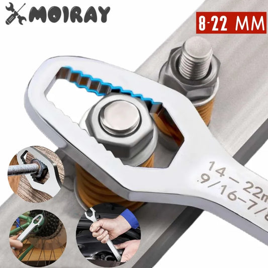 Adjustable Universal Torx Wrench Board - 8-22mm Double-Head Spanner for Glasses & Multi-Purpose Hand Tool