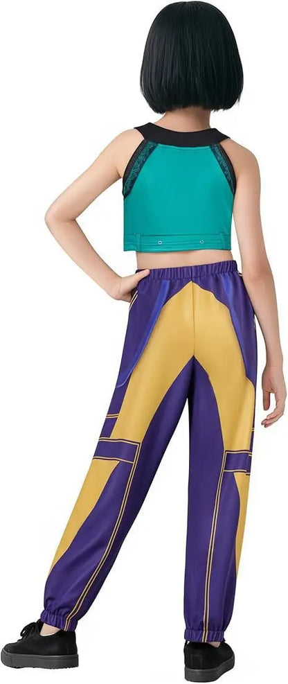 Movie K-Pop Demon Hunters Cosplay Costume – Mira, Rumi, Zoey Outfit for Girls, Halloween Party and Stage Role-Play Clothing