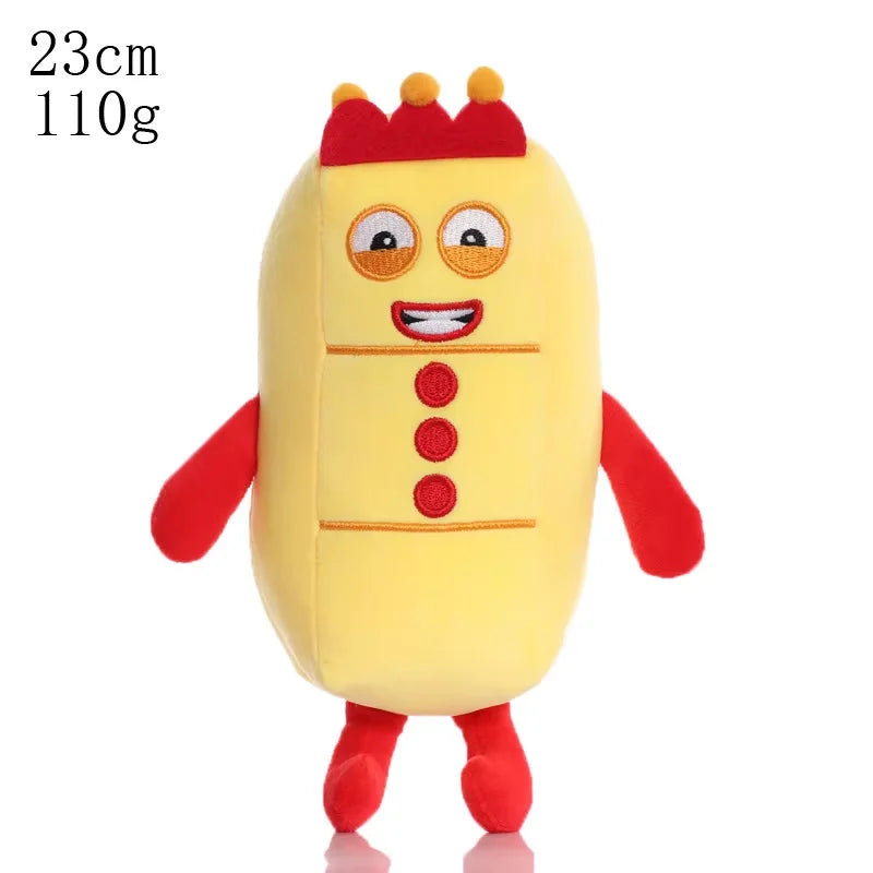 Children’s Educational Animation Digital Building Blocks Toy – Math Plush Doll Game, Birthday Gift