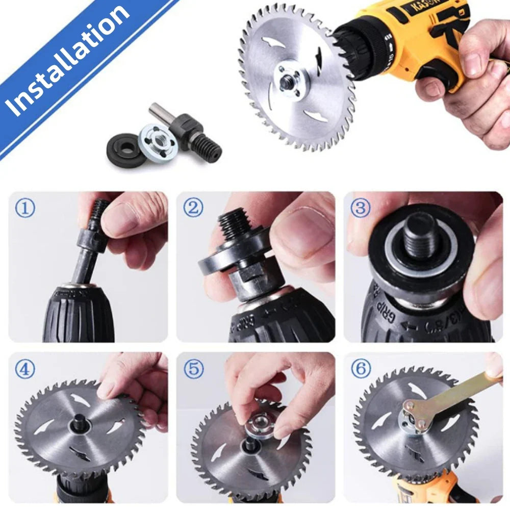10mm Electric Drill Angle Grinder Adapter – Connecting Rod for Cutting, Polishing, and Metal Work