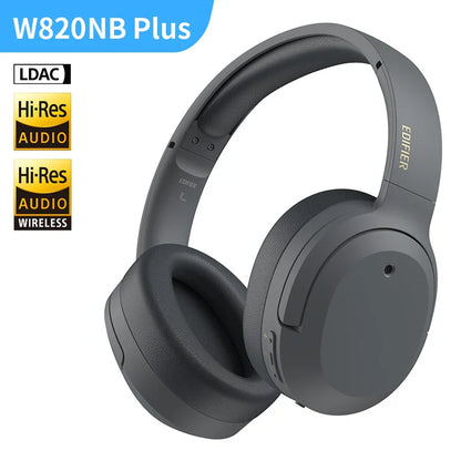 Edifier W820NB Plus Wireless Headphones – 43dB ANC, Hi-Res LDAC, 49H Playtime, Over-Ear Bluetooth Headset