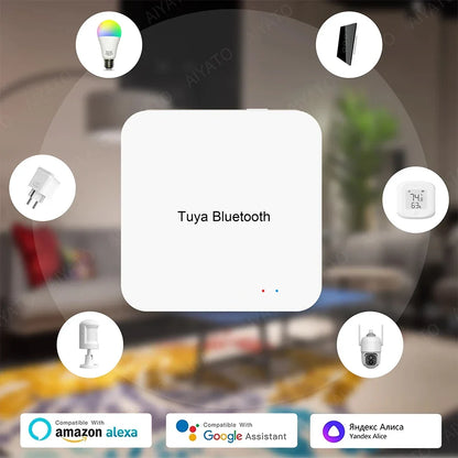 Tuya Bluetooth Gateway Hub - Smart Home Wireless Bridge for Automation, Remote Control via Smart Life APP, Alexa & Google Compatible