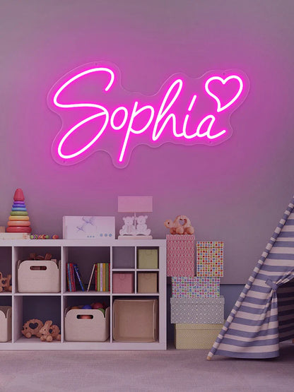 Custom Neon LED Name Light — Personalized Kids & Teenage Wall Sign for Bedroom Decor Gift