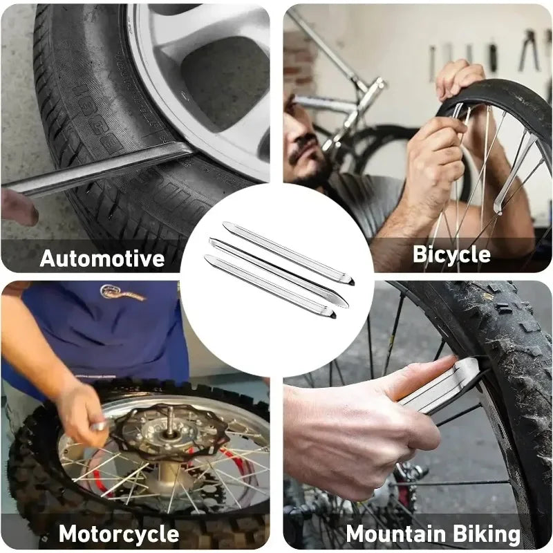 Car Tire Wrench & Rim Opener Tool – Steel Tire Iron Lever for Car, Motorcycle & Bicycle Repair