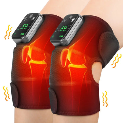 Electric Knee Temperature Massager | Heating Vibration Massage for Joint Support & Arthritis Relief