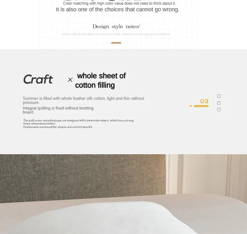 2024 Japanese Cotton-Polyester Summer Quilt – Lightweight, Washable, Skin-Friendly Solid Color Quilt
