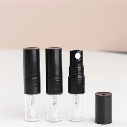 20/50/100/200pcs 1ML Portable Glass Spray Bottles | Refillable Perfume Sample Dispenser