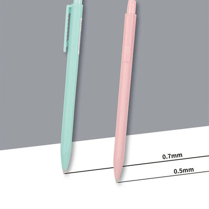 12/6-Piece Pastel Mechanical Pencil Set – Cute Aesthetic Retractable Colored Pencils