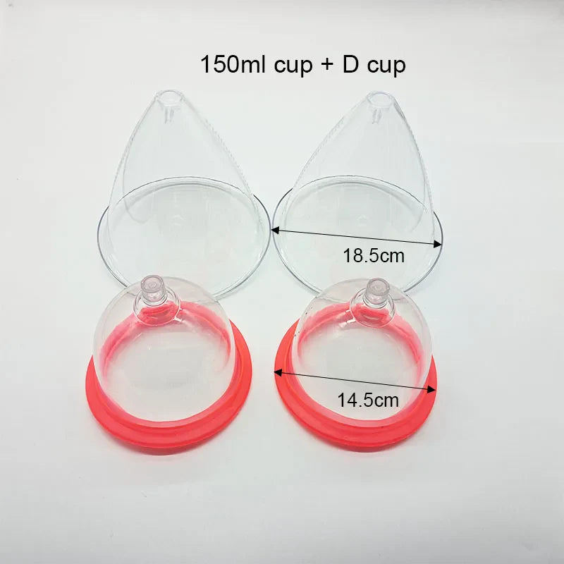 Electric Vacuum Suction Body Massage Device for Chest & Butt Lift, Breast Enhancement & Firming Cupping Therapy Pump System