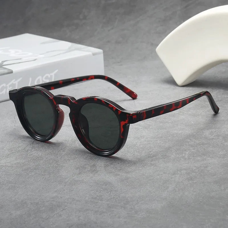 2025 Retro Round Small Frame Sunglasses — High-End UV Resistant Shades for Men & Women, Fashion Trend