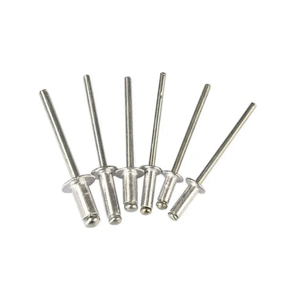 120pcs Heavy Duty Pop Rivet Gun Kit – Hand Riveter Tool Set with Assorted Rivets for DIY & Repair Projects