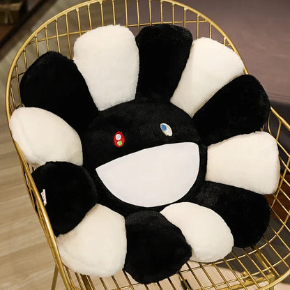 40/60cm Sunflower Plush Pillow — Soft Flower Cushion for Sofa, Bed & Room Decor, Kawaii Gift