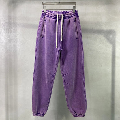 Batik Pattern Fleece Sweatpants – Cozy Casual Warm Pants