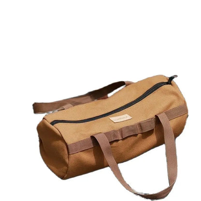 Cylinder Handheld Storage Bag – Large Capacity Thickened Camping Tent Peg and Tool Organizer Bag