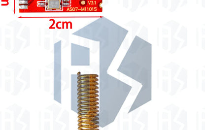 CC1101 Wireless Module - 10mW, 433MHZ/868MHZ, Long Distance Transmission 300-1000M with SMA Antenna, Wireless Transceiver